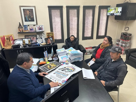  El Intendente Norberto Villordo recibió a la Escuela Universal Kung-Fu Shaolin